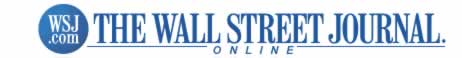 The Wall Street Journal Online (subscription required)