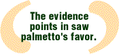 The evidence points in saw palmetto's favor.